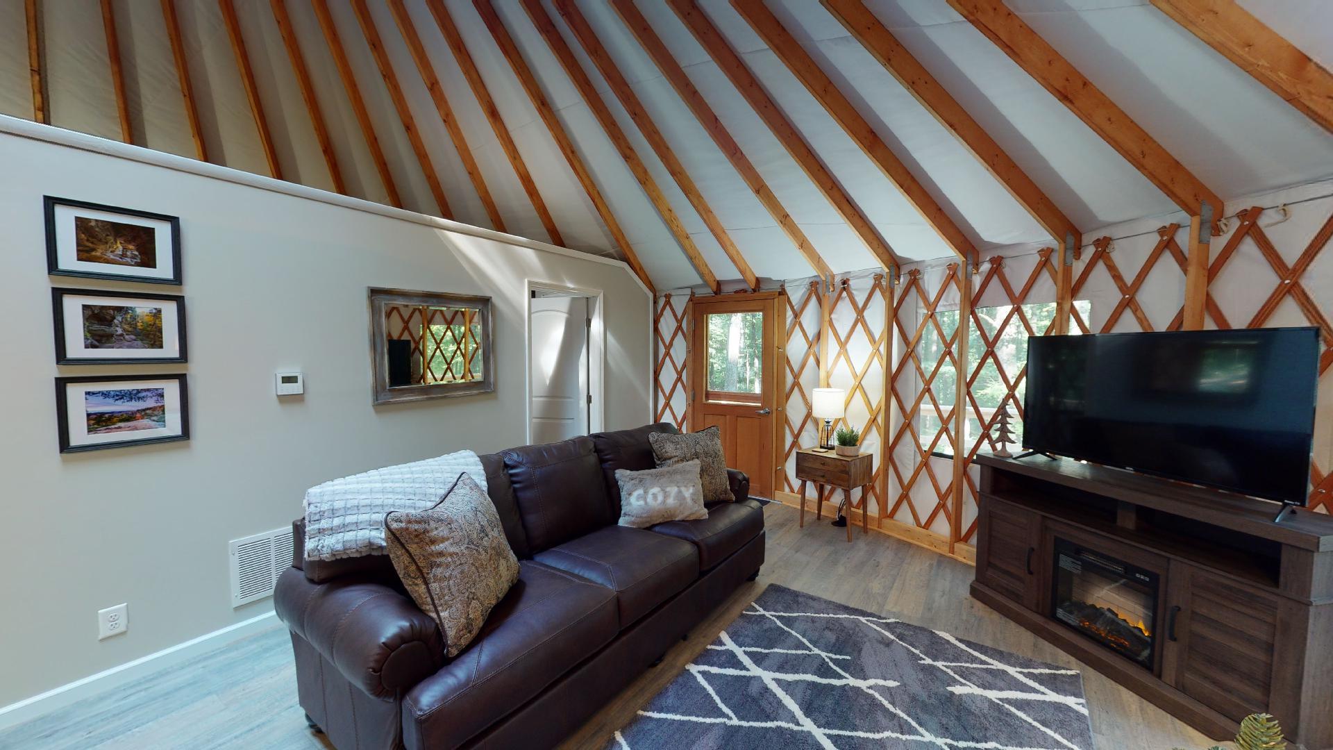 Hocking Hills Yurts Cabins Urban Pine 2436